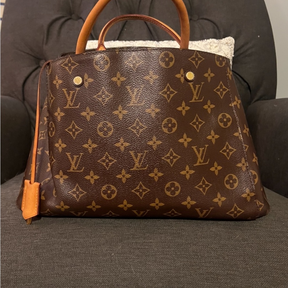 Louis Vuitton Brown Monogram Satchel